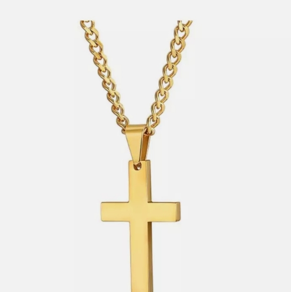 Men Cross Necklaces Pendants Stainless Steel - Picture 10 of 15